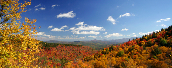 Unaka Mountain Overlook Fall